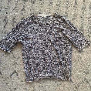 COS leopard print shirt